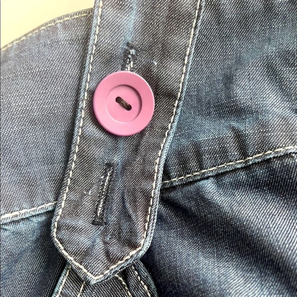 Urban Outfitters Overalls Sz 26 Blue Hipster Boho Classic Casual 2000s Wide Leg - Picture 6 of 9